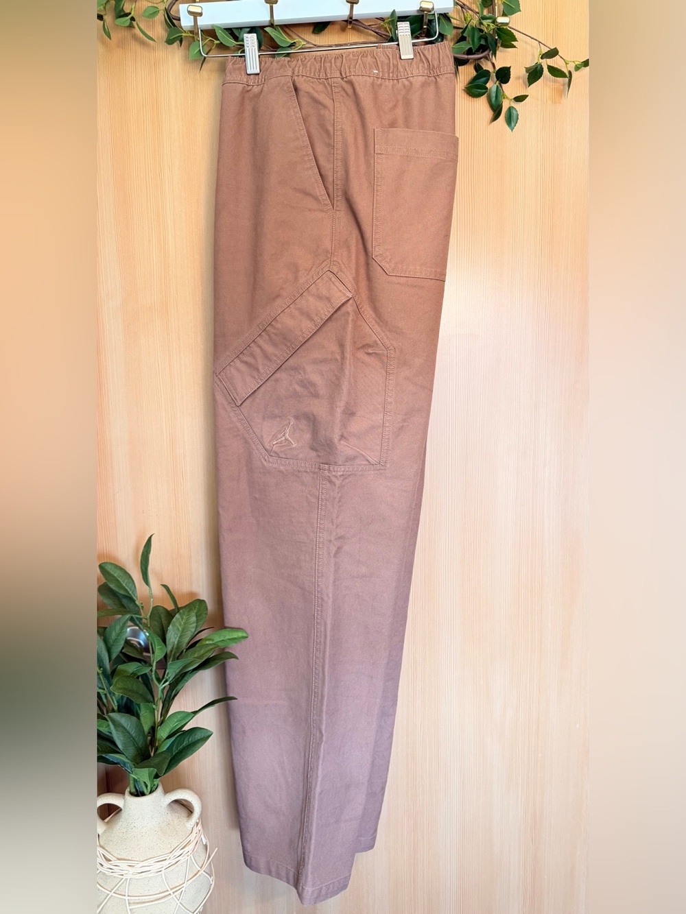 Jordan Utility Carpenter Pants XL Taupe Cargo Workwear Skate Streetwear
